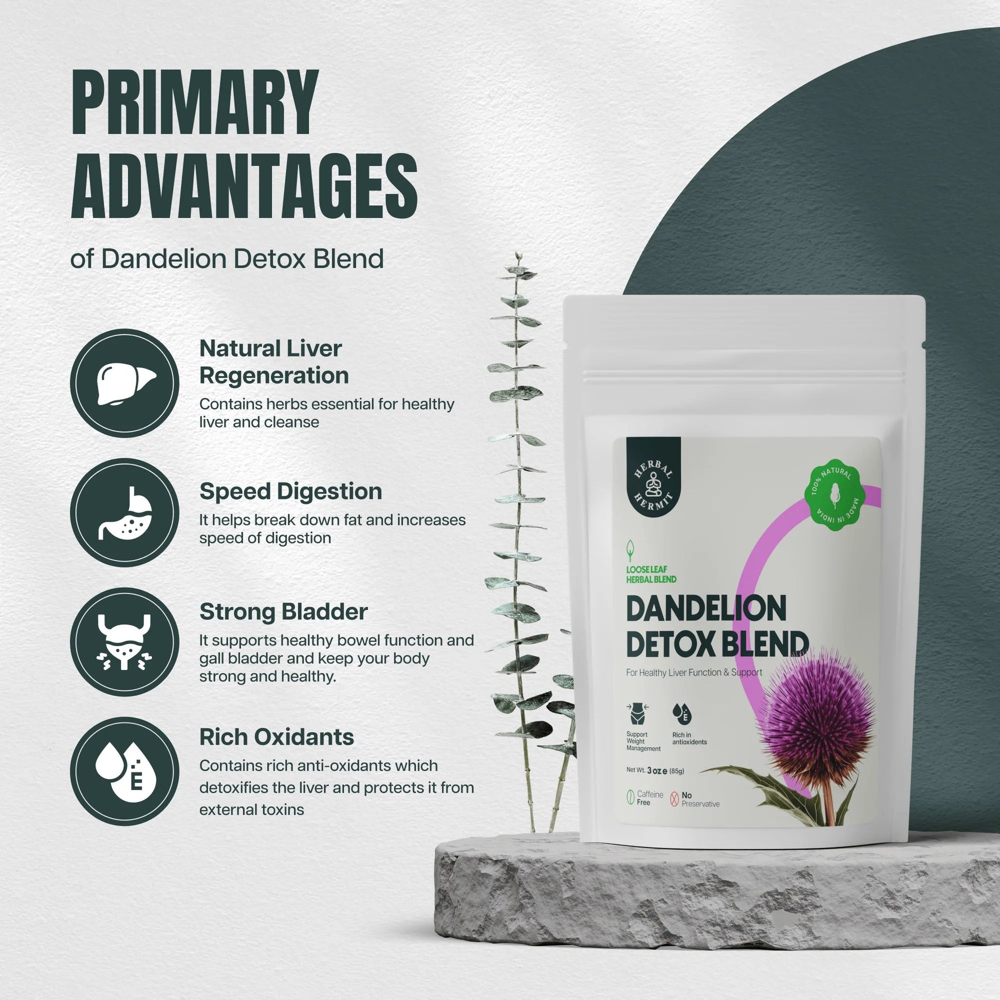 Liver Detox Cleanse Tea with Dandelion Root  Herbal Hermit
