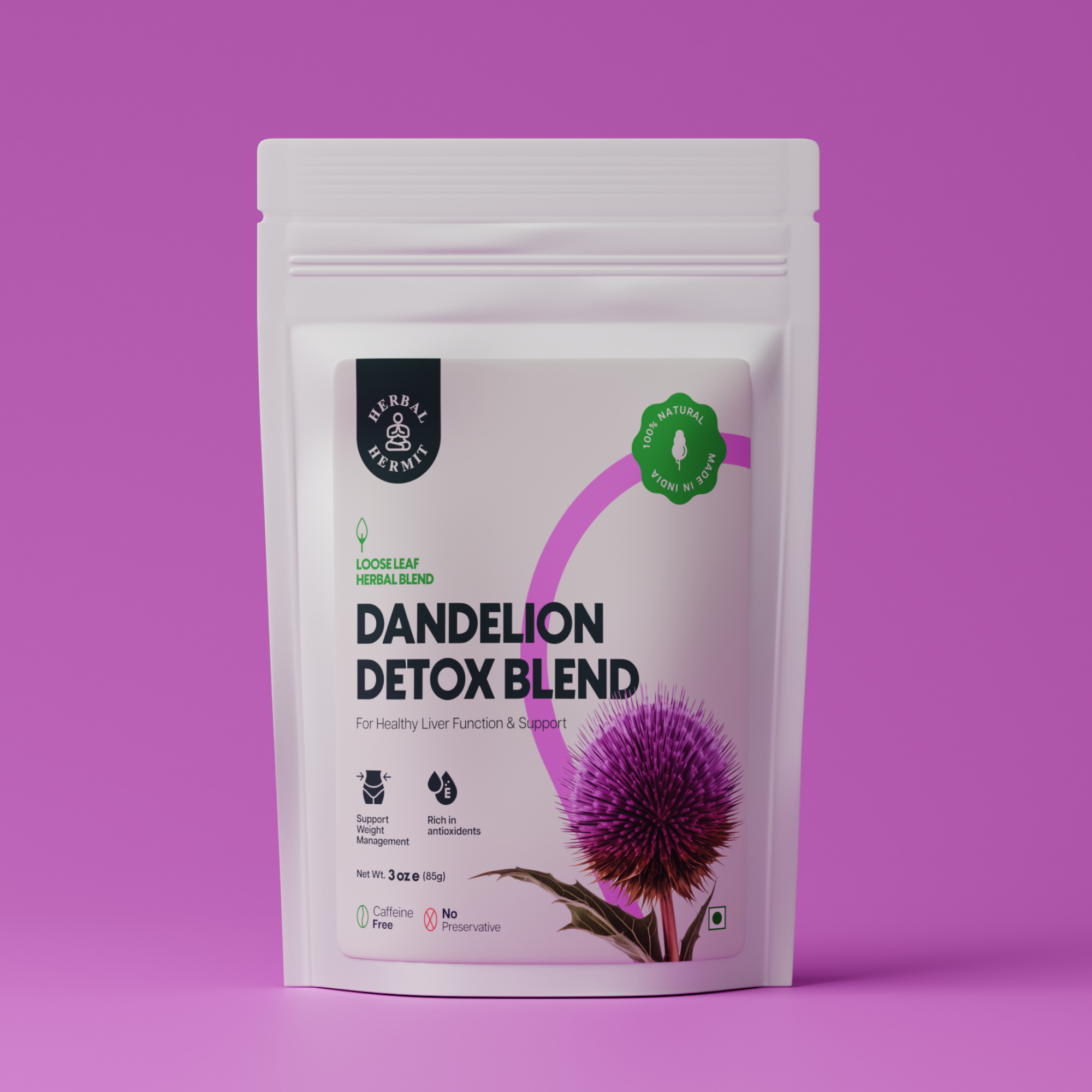Liver Detox Cleanse Tea with Dandelion Root  Herbal Hermit