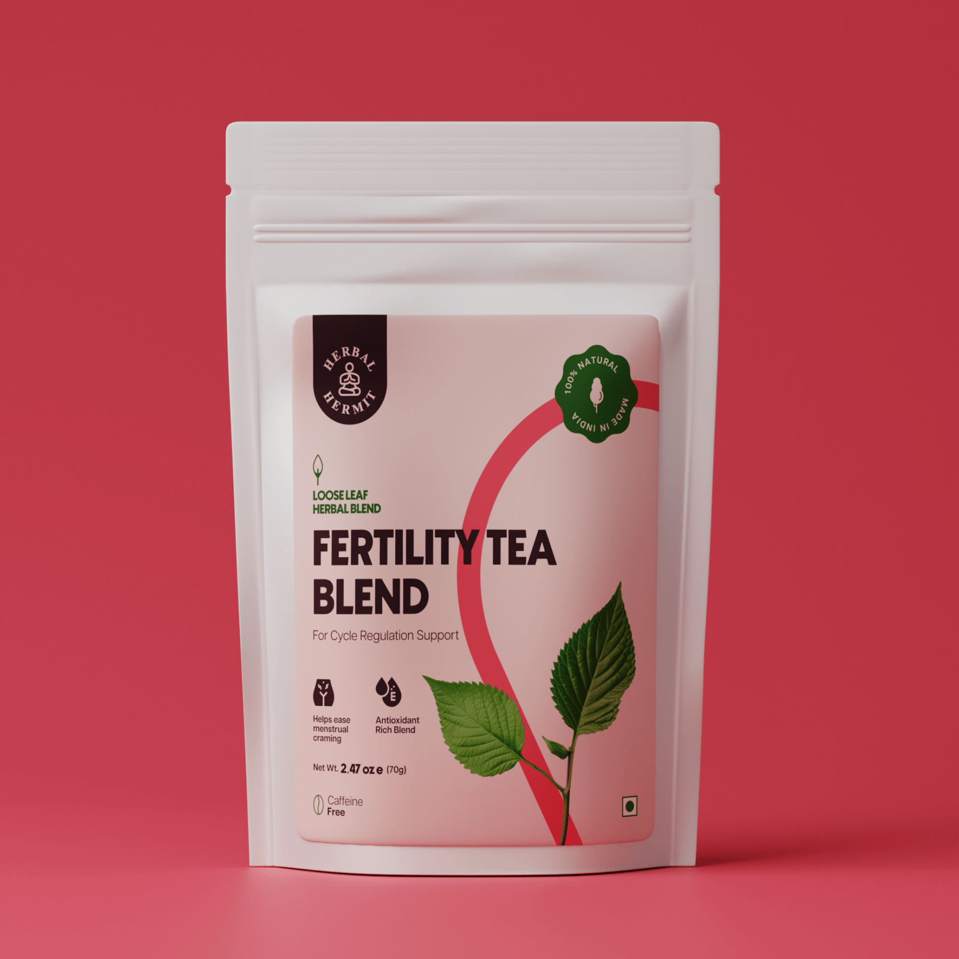 Fertility Tea with Raspberry Leaf, Nettle  Herbal Hermit